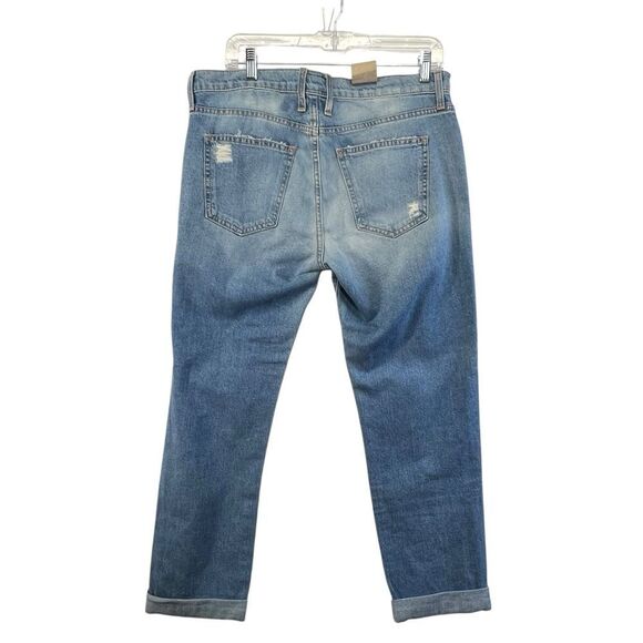 Current Elliott NWT the fling straight jeans 28 distressed - Picture 10 of 14